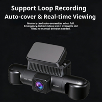 Caméra embarquée pour voiture avec écran IPSA de 2 pouces, vision nocturne HD à quatre canaux, image de recul, angle de 360 degrés et WIFI, tout en un
