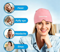 Masque oculaire réutilisable en gel rafraîchissant, compresse chaude/froide, bonnet anti-migraine, masque de glace, bonnet froid, bandeau personnalisé, manchon de tête