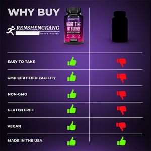 Oem Private Label Nachtelijke Dieetpillen Witte Nierboon Afslankcapsules Groene Koffieboonextract Vetverbrandende Tabletten - Product Image 6