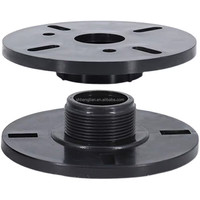 Adaptateur de cornet en plastique sur mesure avec filetage intérieur/extérieur pour transducteur à compression haute fréquence et conversion de guide d'ondes