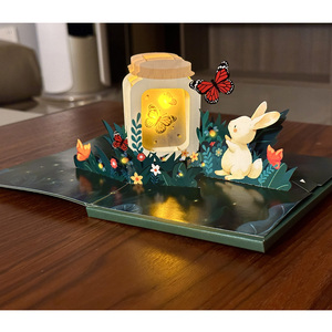 Kits de Tarjetas de Pascua, Postales de Conejito de Dibujos Animados, Felices Pascuas, Huevos de Conejito, Arte de Diamantes, Tarjetas de Felicitación, Regalos de Manualidades con <span class=keywords><strong>Caja</strong></span> de Regalo - Product Image 2