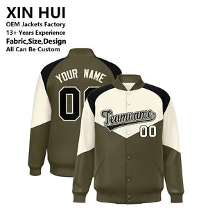 Giacche da Baseball/Bomber Personalizzabili per Uomini, Donne e Adolescenti, con Opzioni per Nomi, Numeri e Loghi Ricamati - Product Image 4