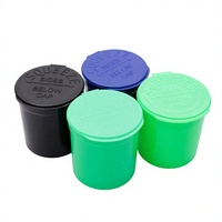 Vente en gros de flacons en plastique PP personnalisés avec bouchon à ouverture facile, résistants aux enfants, disponibles en plusieurs tailles avec impression sérigraphique
