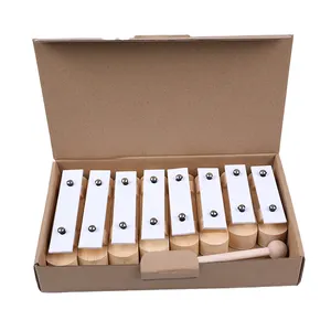 Orff Instrument Großhandel Kinder 8 Noten Holz Glockenspiel Block Set Xylophon