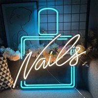 Enseigne néon LED rectangulaire personnalisée, étanche IP65, en acrylique, pour salle de jeux, chambre, bar, décoration murale