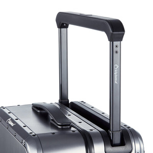 Valise trolley Diplomat en alliage d'aluminium et de magnésium, 20 pouces, grise, durable, pour voyages d'affaires, avec serrure et roulettes pivotantes - Product Image 3