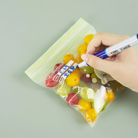 Congelés conserver les aliments frais stockage fruits légumes emballage de viande étanche Quart fermeture éclair congélateur sac zip-lock de qualité alimentaire PE BSCI