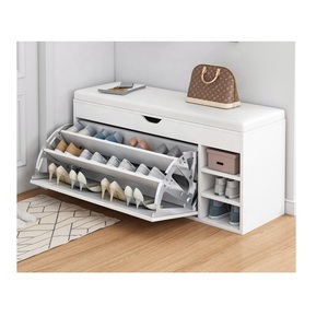 Innova Wholesale Wooden Shoe Shelf Cabinet Shoes Rack For hallway Entryway