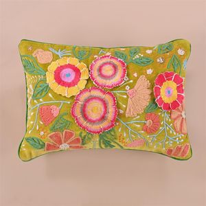 100% Cotton Cushion <b>Covers</b> Handmade Floral Print Home Decor Cushion <b>Covers</b> Hand Block Printed Cotton <b>Throw</b> Cushion <b>Cover</b> - Product Image 1