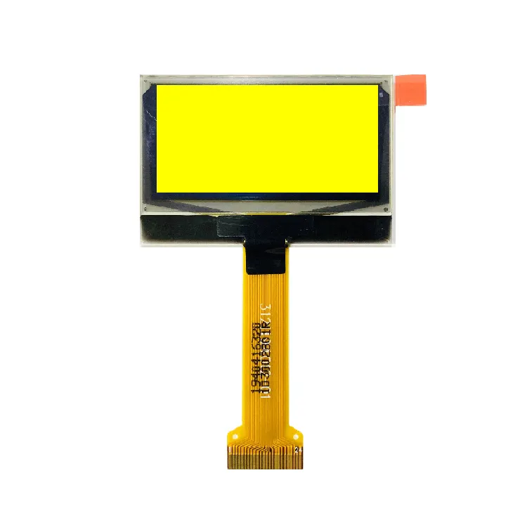 Hot Sale Yellow Oled Display Module 1.6''inch Oled 1.6 Inch Oled Display Screen Panel 128*64 Driver IC SSD1325 8080 Wide View