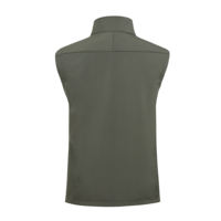 Veste d'extérieur sans manches coupe-vent personnalisée en softshell pour le travail pratique, gilet universel à fermeture éclair pour la randonnée et la pêche en hiver