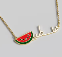 Collier en acier inoxydable 316L avec carte de la Palestine et mosquée Al-Aqsa, design élégant, collier très vendu, collier bien conçu