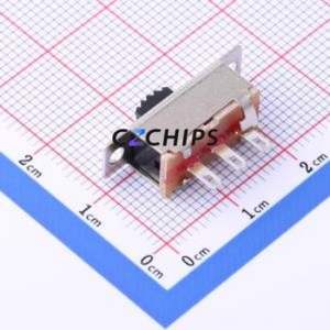 SS-12F102-G030 Slide Switch Through hole Component (THT) Switch Single Pole Double Throw Rectangle Pin Header Solder Tab 22.9mm - Product Image 2