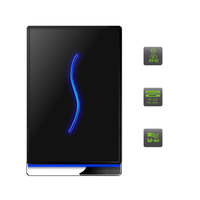 Lector de Tarjetas RFID ZK SCR100 125KHZ, Lector de Tarjetas de Proximidad, Control de Asistencia, Control de Acceso TCP/IP, Sistema de Control de Acceso para Puertas, ABS