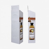 Support d'affichage en carton personnalisé pour shampooing pour cheveux, promotion, présentoir de teinture pour cheveux, présentoirs de sol à quatre niveaux pour supermarché