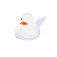 Jouets de baignoire en caoutchouc de Pâques Essentials pour panier de Pâques Petit Jésus Mouton Âne Pigeon et canard en PVC durable