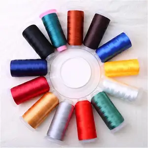 Factory Supply Less MOQ 150D Dyed Polyester Embroidery Thread for Machine