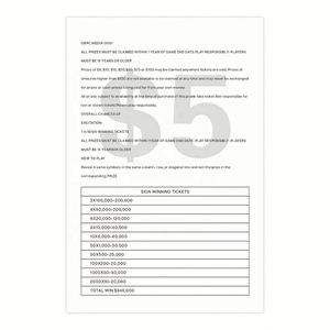 Manufacturer Christmas Custom Scratch and Win Lottery Digital <b>Printing</b> <b>Paper</b> Size Scratch off Card Lotteri Card - Product Image 3
