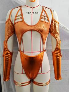Costume <span class=keywords><strong>da</strong></span> <span class=keywords><strong>bagno</strong></span> intero <span class=keywords><strong>da</strong></span> donna Carnival, modello Trinidad Monday Wear, con cut-out, monokini, taglie forti XL, personalizzabile con logo, ideale per festival. - Product Image 6