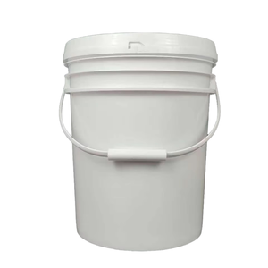 Seau en plastique PP enrichi en <span class=keywords><strong>zinc</strong></span> 1-30L avec couvercle à brosse, conteneur de stockage industriel pour oxyde de fer rouge antirouille - Product Image 2
