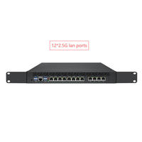 Ordinateur Industriel X86 Automatin Control 1U Intel C246 12LAN 8LAN 2.5G 2SFP+ VPN DDR4 4G 5G Wifi Soft Router Pfsense Mikrotik