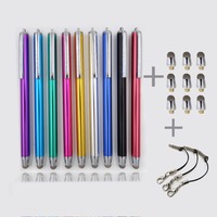 Stylet tactile flexible haut de gamme 9 couleurs, marque WK, modèle WK118, en tissu conducteur et métal aluminium, accessoire numérique pour téléphone portable