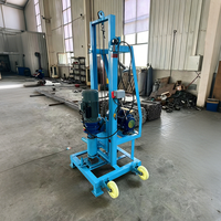 Foreuse de puits d'eau électrique mini portable MIkton à faible coût, 120m, équipement de forage 110D à vendre, facile à utiliser