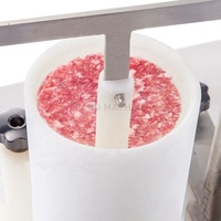 Machine de formage de galettes de boeuf manuelle Offre Spéciale pour la fabrication de hamburgers à la viande, de côtelettes de poulet, de hamburger de poisson pour les magasins d'alimentation
