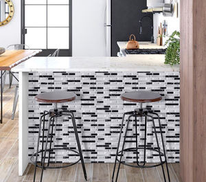 Carreaux muraux autocollants <span class=keywords><strong>pour</strong></span> crédence de cuisine, carreaux à coller <span class=keywords><strong>pour</strong></span> les murs de la <span class=keywords><strong>douche</strong></span>, autocollants de carreaux adhésifs 11 x 9,25 pouces - Product Image 3