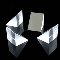 Prisme triangulaire équilatéral optique de bonne qualité d'usine K9 BK7 prisme de réflexion à angle droit enduit