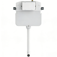Réservoir de toilettes encastré de type split pour immeuble d'appartements, économie d'eau, anti-condensation, approvisionnement en gros