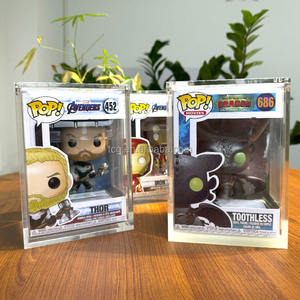 TCG venta al por mayor Funko Pop Protector Stack magnético estuche rígido Funko acrílico para 4 pulgadas Funko Pop figuras originales vitrina - Product Image 1