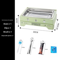Jetable Moderne Simple 1 Brûleur BBQ Grill Rack Pique-Nique Poêle Extérieur Portable Ménage Petit Fruit Charbon De Bois Sans Fumée Barbecue
