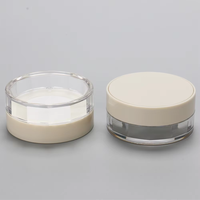 Boîte d'impression personnalisée OMI étui à poudre en vrac transparent en plastique vide pour soins de la peau en gros