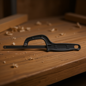 Mini sierra de 150 mm con dientes finos para cortar madera - Product Image 3