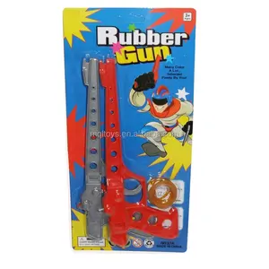 Novidade aparelho de brinquedo, original, borracha elástica, arma de atirador