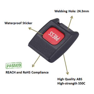 Ceinture de sécurité à 3 points certifiée ISO9001 2015, à dégagement rapide, avec loquet à pression, résistance à la traction de 1,5 tonne - Product Image 2