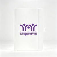 Ensemble cadeau promotionnel personnalisé AI-MICH Premium : carnet A5, gobelet isotherme en acier inoxydable, sacs personnalisés, accessoires de journal.