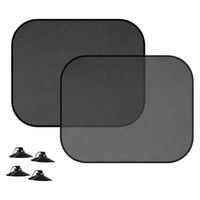 Ensemble de pare-soleil de voiture imprimé sur mesure, protection UV, isolation thermique, maille respirante pour les fenêtres latérales et arrière