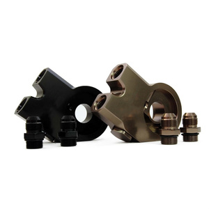 Sistema de Enfriamiento de Motor de Alto Flujo, Enfriador de Aceite Termostático, Adaptador Tipo Sándwich para Motor <span class=keywords><strong>EJ</strong></span> - Product Image 4