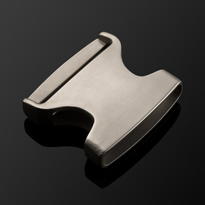 Hebilla de Liberación Lateral Metálica Jiuyuan, Plateada y Negra, Resistente, para Bolsos - Product Image 2