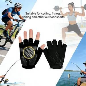 Toptan Fitness egzersiz ağırlık kaldırma çapraz Fit eğitim egzersiz spor eldiven siyah özel Logo örnek sunulan - Product Image 4