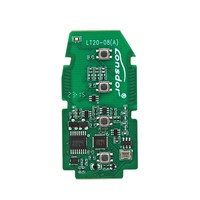 Llave Inteligente Universal Lonsdor LT20-08 para Toyota y Lexus con Chip 8A+4D, Compatible con K518ISE, K518S, KH100+, Placa de Soporte 0410 y Control Remoto