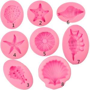 แม่พิมพ์เค้กซิลิโคน 3 มิติ รูปเปลือกหอยหลากสี สำหรับทำขนมอบ DIY อุปกรณ์ทำขนมที่บ้าน รุ่น H935 ขายส่ง - Product Image 6