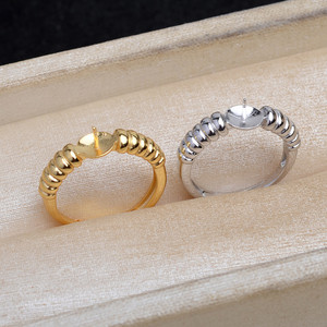 แหวนเงินแท้ S925 รุ่น Wenchi ดีไซน์เรียบง่าย รูปทรงเกลียว สำหรับใส่จี้หรือเครื่องประดับ ขนาด 10-12  แบบเรียบ  ผลิตในจีน รหัสสินค้า 16784 - Product Image 2