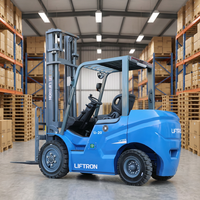 Forklift Elektrik Counterbalance Liftron Seri DE CPD20 2 Ton Lithium-Ion 80V untuk Operasi Penyimpanan Pallet di Dalam Ruangan