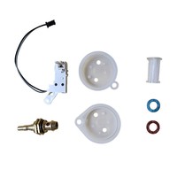 Kit de réparation pour chauffe-eau à gaz avec boîtier blanc, micro-interrupteur, régulateur de débit standard et filtre à valve en polyamide