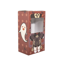 Boîte à poupées en carton ondulé recyclable en gros, avec fenêtre, taille et couleur personnalisables, finition brillante/mate, gaufrage, emballage