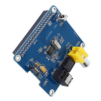Smart Electronics HIFI DiGi + Tarjeta de sonido digital I2S SPDIF Fibra óptica para Raspberry Pi 2 Modelo B / B + / A + Como se ve Tv