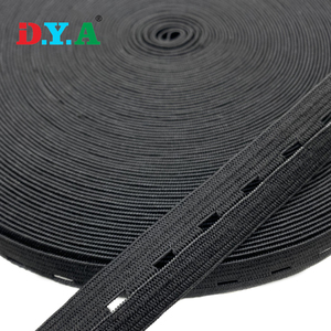 Stock direct d'usine noir <span class=keywords><strong>20mm</strong></span> 25mm bandes élastiques boutonnières réglables pour femme enceinte bébé couche à l'aide de pantalon ceinture - Product Image 4